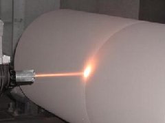 鋼鐵廠沉沒輥熱噴涂處理