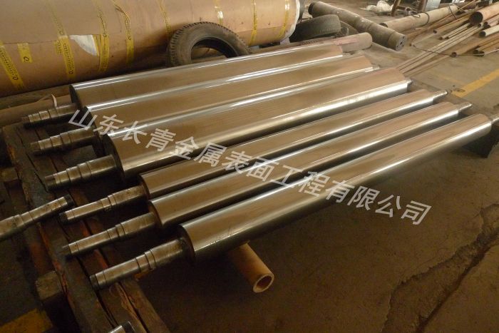 造紙廠壓光輥噴涂碳化鎢防腐