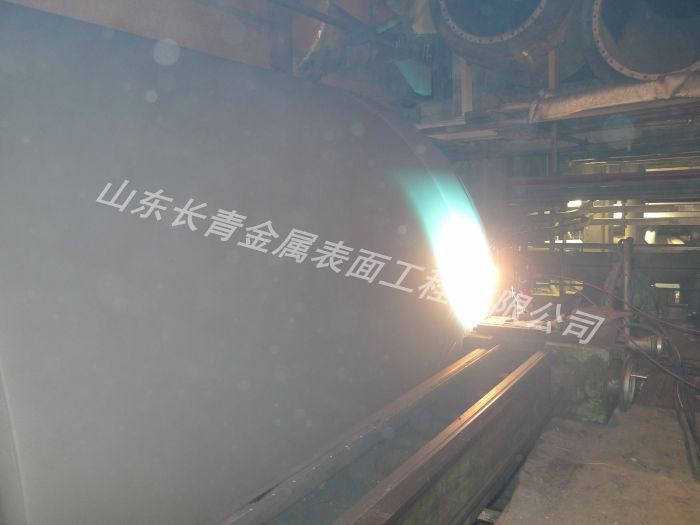 高速火焰噴涂烘缸防腐