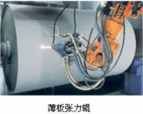  鋼鐵廠薄板張力輥超音速噴涂防銹處理